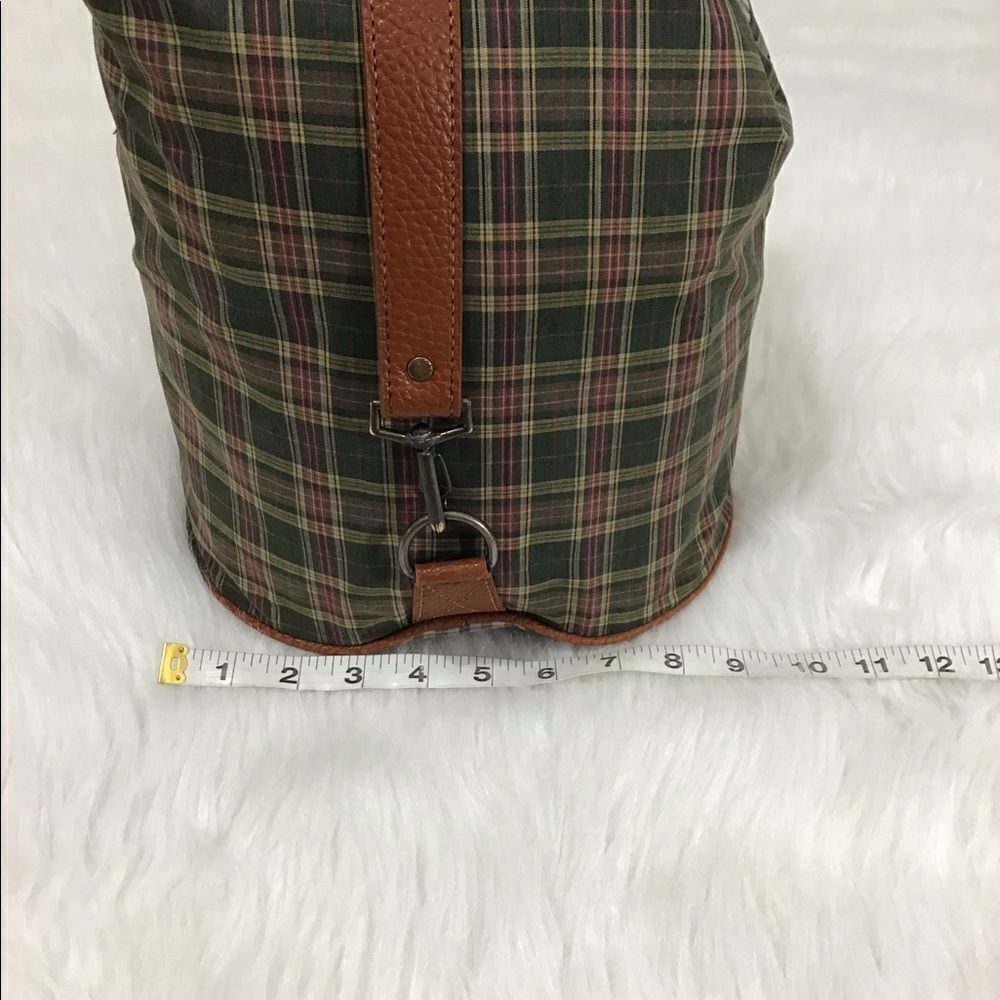 FOSSIL Checkered Print Shoulder/Duffle Bag - Picture 14 of 16